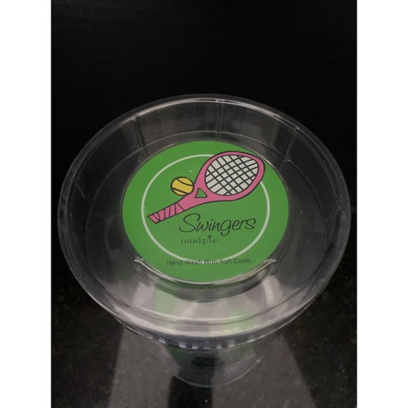 Mud Pie, Swingers 9" Polka Dot Wine Glass, The Perfect Serve, NIB - Picture 8 of 8